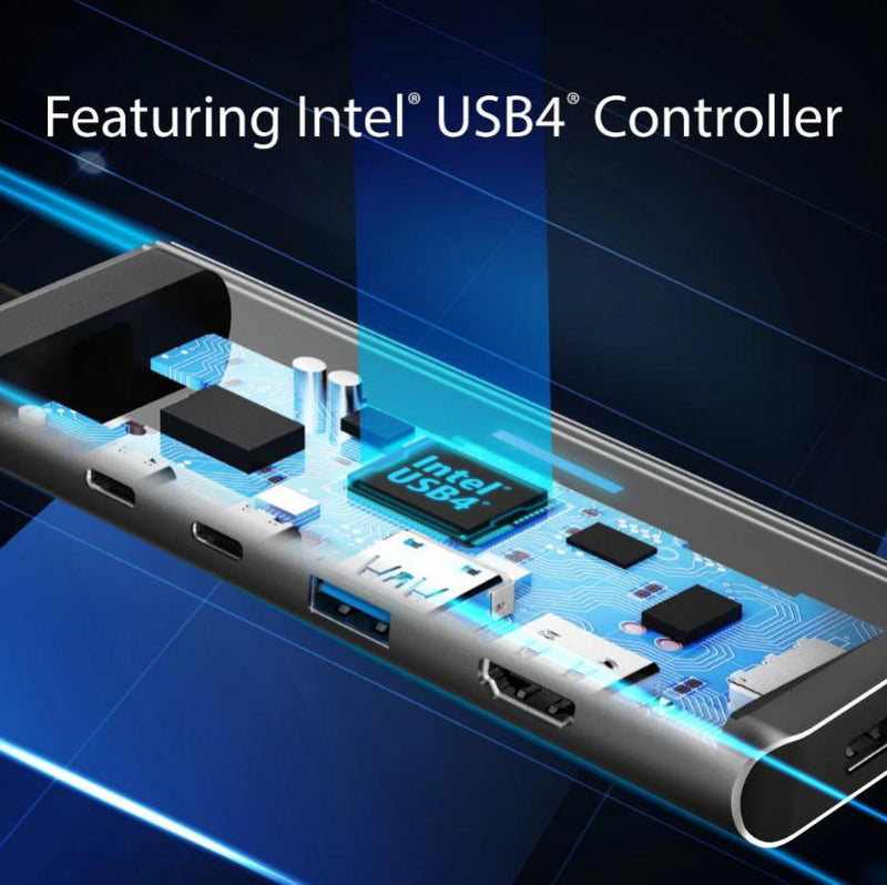 J5create JCD401 USB4 Dual Display 4K Multi-Port Docking Hub