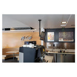 Atdec Short Pole Ceiling Mount with Tilt up to 46" and 25kg