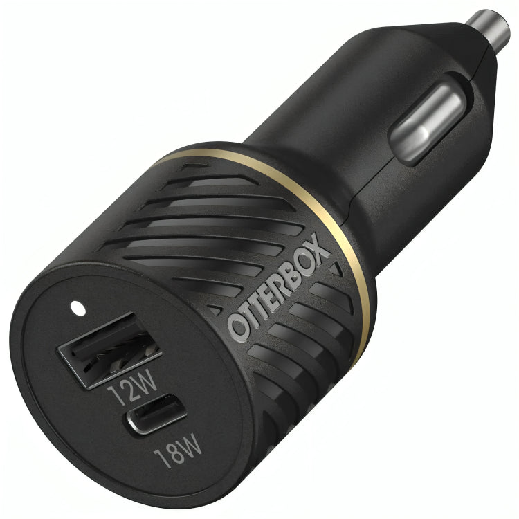 OtterBox 30W Dual Port Premium Car Charger Black