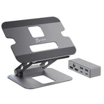 J5create JTS427 Dual HDMI Docking Stand, USB-C 100W PD, 2x USB-A, RJ45