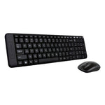 Logitech Wireless Keyboard & Mouse Combo, MK220, Black, USB Receiver
