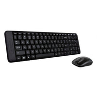 Logitech Wireless Keyboard & Mouse Combo, MK220, Black, USB Receiver