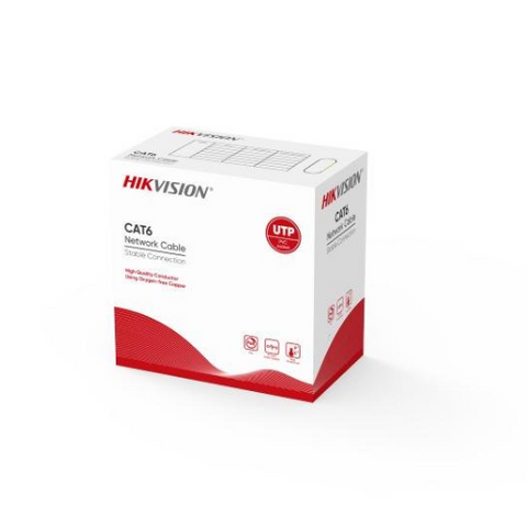 Hikvision CAT6 UTP 4-Pair Network Cable 305m Blue 1LN6UZC0 Ethernet LAN