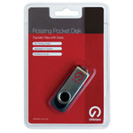 Shintaro 8GB USB 2.0 Rotating Pocket Disk - Plug & Play Storage