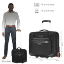 Everki Journey Laptop Trolley Rolling Briefcase, 11-16" Compartment, Adjustable