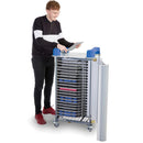 LapCabby UniCabby 20 Horizontal | 20-Device Mobile AC Charging Trolley