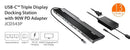 J5create JCD543P USB-C Triple Display Dock, 100W PD