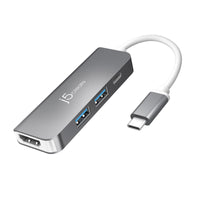 J5create JCD371 USB-C to HDMI & USB 3.1 2-Port Hub with Power Delivery