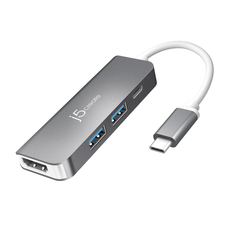 J5create JCD371 USB-C to HDMI & USB 3.1 2-Port Hub with Power Delivery