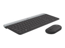 Logitech MK470 Slim Wireless Keyboard & Mouse Combo, 2.4GHz, Graphite