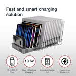 Shintaro 16-Port USB-C PD 3.0 1000W GaN Charging Dock