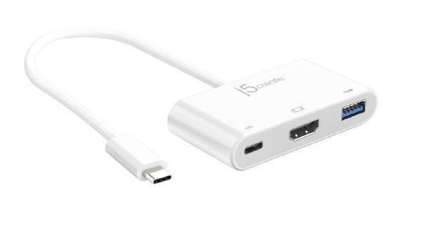 J5create JCA379 USB-C to HDMI & USB 3.0 Hub with 100W Power Delivery