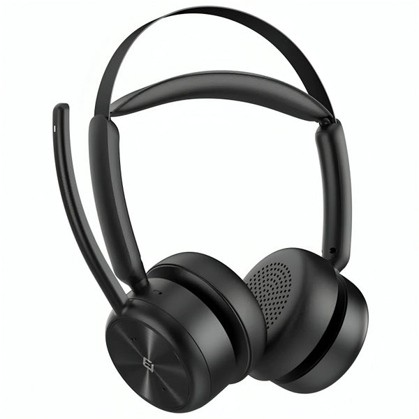 EMEET GeniusCall HS80 Wireless On-Ear Headset with Charging Base