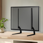 TV Mount Stand Bracket Riser Universal Table Top Desktop 32 to 65 Inch - Black