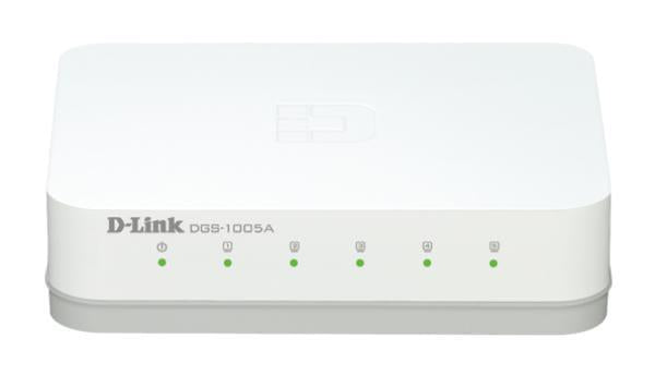 D-Link 5-Port Gigabit Desktop Switch – Unmanaged, RJ45