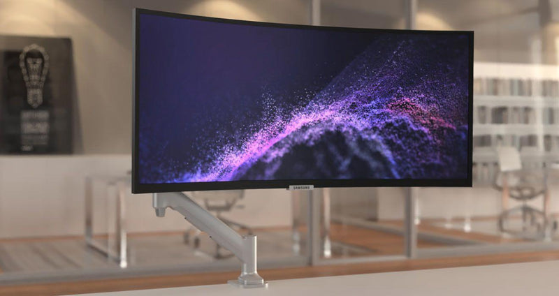 Atdec Fortis Heavy Duty Dynamic Monitor Arm. Up to 49" screens, Min. Load 6kg