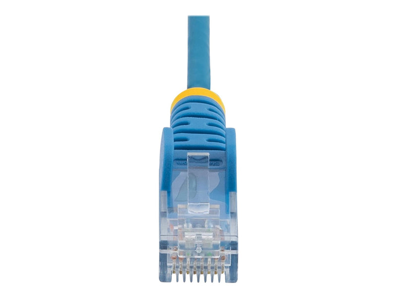 STARTECH 0.5M CAT6 CABLE, RJ45 PATCH CORD, SNAGLESS, SLIM, LSZH, BLUE, LTW