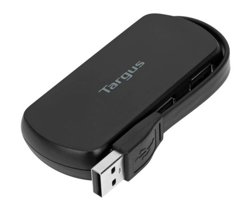 TARGUS ACH114AU, 4 PORT VALUE HUBEXPAND1 USB PORT TO 4CABLE STORES UNDER HUB FOR TRAVEL