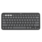 LOGITECH PEBBLE KEYS 2 K380S KEYBOARD,MULTI DEVICE,BLUETOOTHLE, Grey