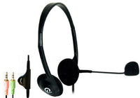 Shintaro Lightweight Headset w/ Mic, Volume Control, 3.5mm Jack, VoIP/Hands-Free