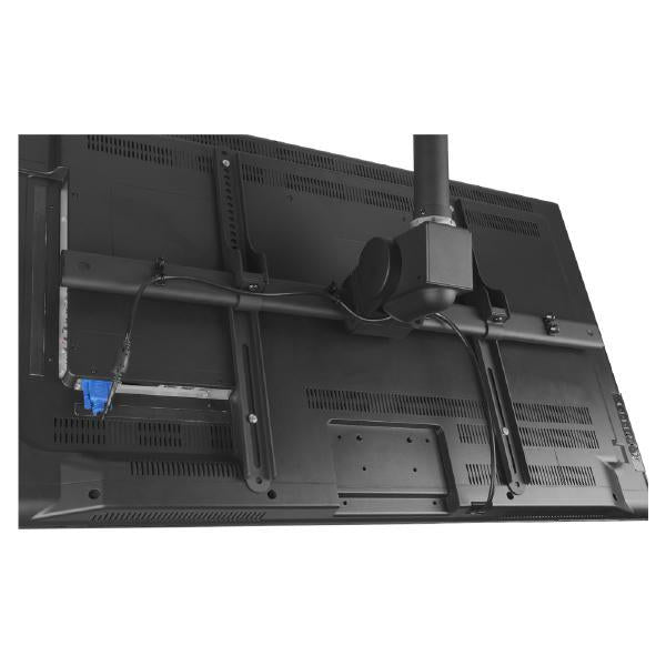 Atdec TH-3070 Ceiling Mount Tilt, Long Pole, 65kg, VESA, Black