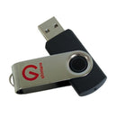 Shintaro 8GB USB 2.0 Rotating Pocket Disk - Plug & Play Storage