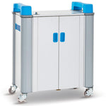 LapCabby 32 Horizontal Compact | 32-Device Mobile AC Charging Trolley up to 11"