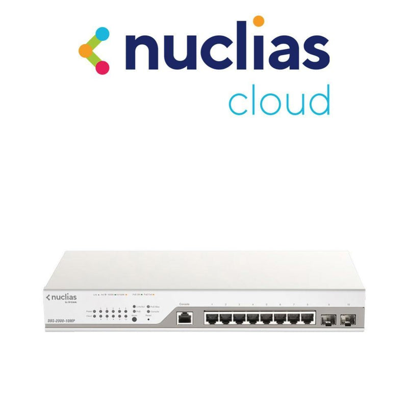 D-Link 10-Port Cloud-Managed Switch