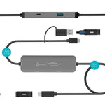 J5create JCH422 Wormhole Switch USB-C Hub - Windows to iPad/iPhone 15+