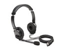 Kensington Hi-Fi USB-A Headphones w/ Microphone/Volume Control For Laptop Black
