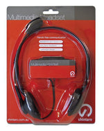 Shintaro Lightweight Headset w/ Mic, Volume Control, 3.5mm Jack, VoIP/Hands-Free