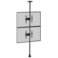 Atdec Floor-to-Ceiling Dual Stacked Displays 1x2 Mount up to 65"