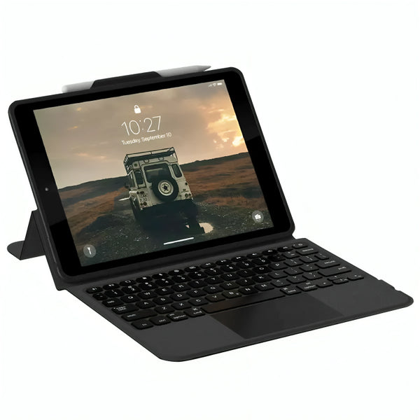 UAG Integrated Bluetooth Keyboard Apple iPad Case With Trackpad Black