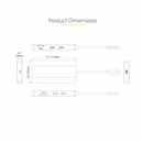 StarTech USB-C Multiport Adapter Dual HDMI 4K 60Hz 100W PD GbE SD USB Hub