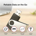 Shintaro 8GB USB 2.0 Rotating Pocket Disk - Plug & Play Storage