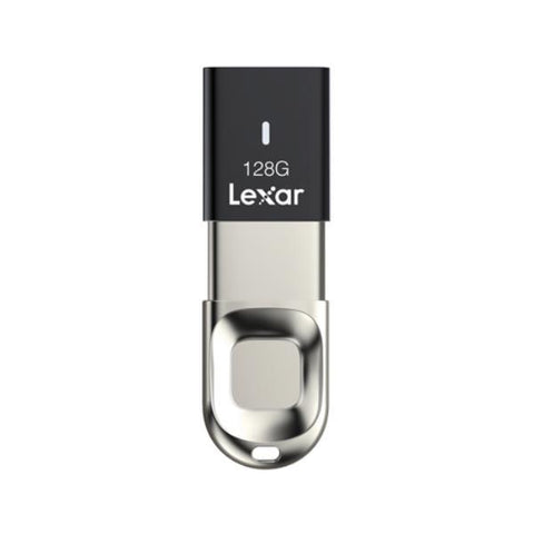 Lexar JumpDrive F35 128GB USB 3.0 Fingerprint Flash Drive, 150MB/s Read