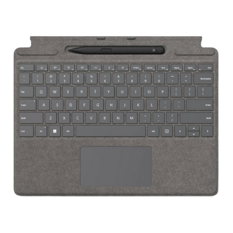 Microsoft Surface Pro Signature Keyboard w/ Slim Pen 2 Platinum Pro 8–11