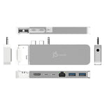 J5create JCD395 4K60 Pro USB4 Hub with MagSafe Kit Dual Display
