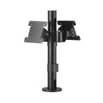 Atdec POS 400mm pole with back-to-back display VESA 75/100 head
