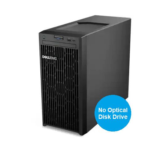 DELL T150 TWR, E-2314 (1/1), 8GB (1/4), 1.2TB SAS 3.5"(1/4), 300W(1/1),H355,1Y NBD