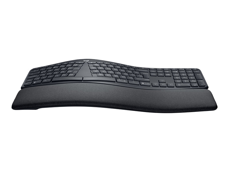 LOGITECH K860 Wirless KeyBoard,Ergo, Split KeyBoard, Unifying Receiver,BT,Graphite-1YR