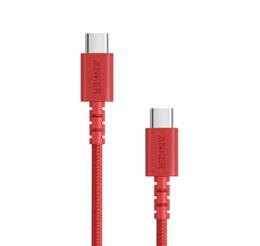 ANKER Powerline Select+ USB-C To USB-C 2.0 Cable 1.8M - RED NYLON