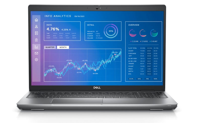 DELL Mobile Precision 3571 i7-12800H, 15.6" FHD, 16GB, 512GB, T600(4GB), WL, W11P, 1YOS