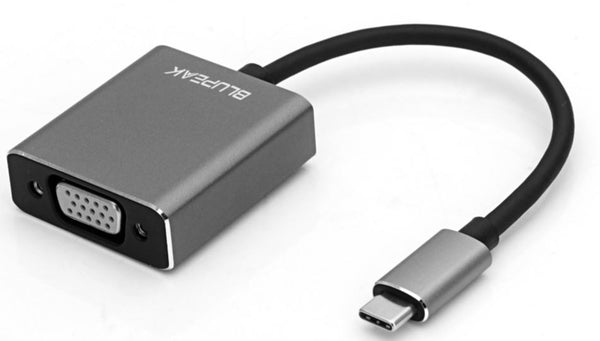 BLUPEAK USB-C to VGA 1080P@60HZ Adapter (2 Year Warranty)