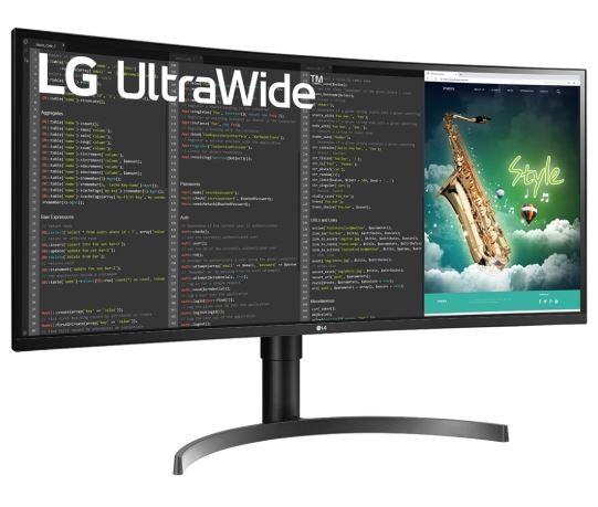 LG 35" Ultrawide (21:9) VA Curve WQHD, HDMI(2), DP, USB-C(94W), USB, SPKR, H/ADJ, Vesa