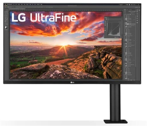 LG 32" (16:9) UHD 4K IPS LED, HDMI(2), DP, USB-C(60W), USB, HDR10, SPKR, Vesa, 3YR WTY