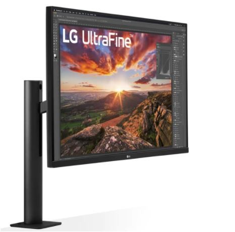 LG 32" (16:9) UHD 4K IPS LED, HDMI(2), DP, USB-C(60W), USB, HDR10, SPKR, Vesa, 3YR WTY