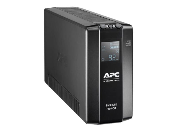 APC (BR900MI) Back-UPS Pro (BR), 900VA, IEC(6), AVR, LCD Monitoring, 2YR WTY