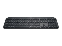 Logitech MX Keys Wireless Keyboard,Illuminated,Unifying Receiver,BT,Graphite