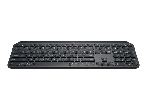 LOGITECH MX Keys Wireless Keyboard,Illuminated,Unifying Receiver,BT,Graphite-1YR WTY